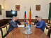 Governor of the Voronezh Region Alexander Gusev and General Director of IDGC of Centre - the managing organization of IDGC of Centre and Volga Region Igor Makovskiy discussed the implementation of the agreement on cooperation in the development of the ele