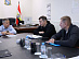 A working meeting was held in Kursk between Acting Governor Alexander Chepik and Boris Ebzeev