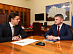 Governor of the Orel region Andrey Klychkov and General Director of Rosseti Centre Igor Makovskiy held a working meeting