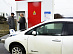 The first Lipetsk electric vehicle powered at the charging station