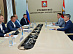 Roman Starovoit and General Director of Rosseti Centre - the managing organization of Rosseti Centre and Volga Region Igor Makovskiy held a working meeting